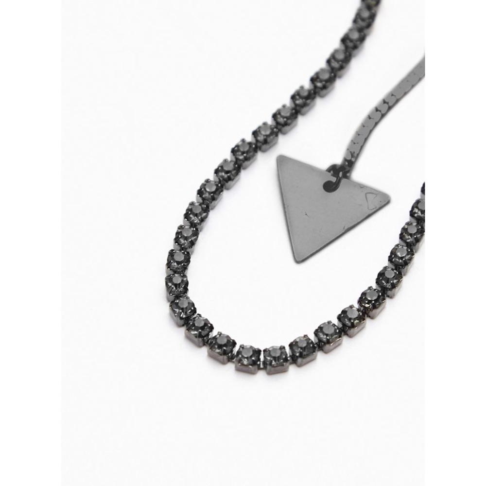 FREE PEOPLE TIDERAYS BLACK STATEMENT EARRINGS NEW - Picture 4 of 5