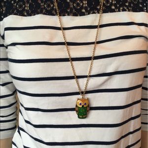 Colorful owl necklace