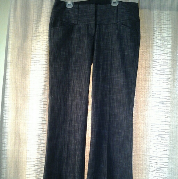 Grey/black 2 front pocket pants great condition - Picture 1 of 4