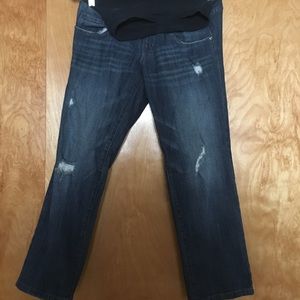 Distressed Maternity Jeans