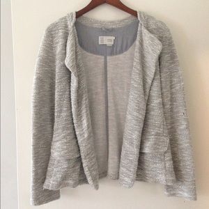 Anthropologie cotton blazer size large