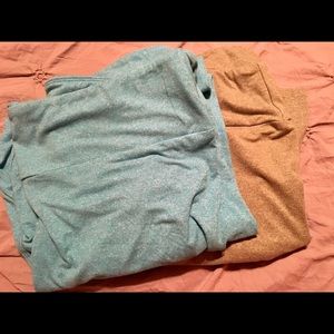 Set of 2 BNWOT Lularoe TC heathered leggings