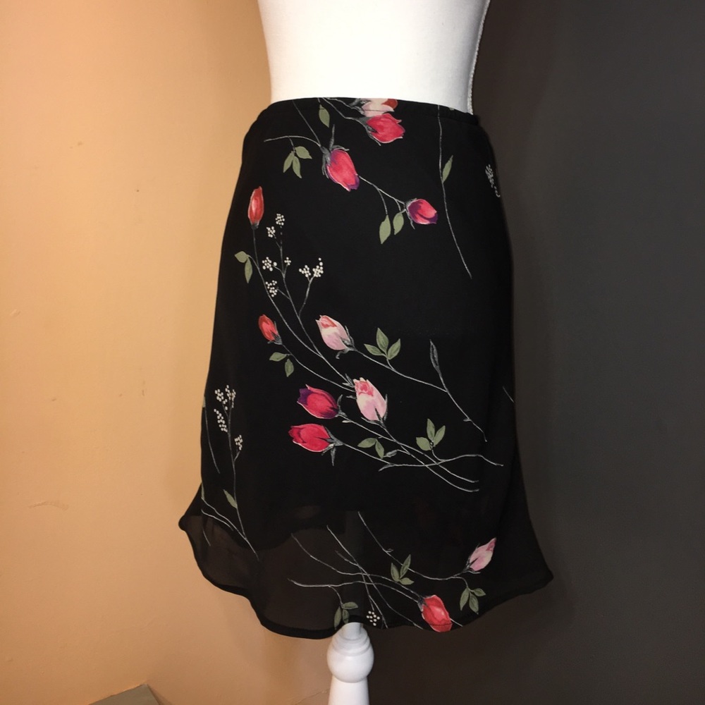 Floral Print Skirt