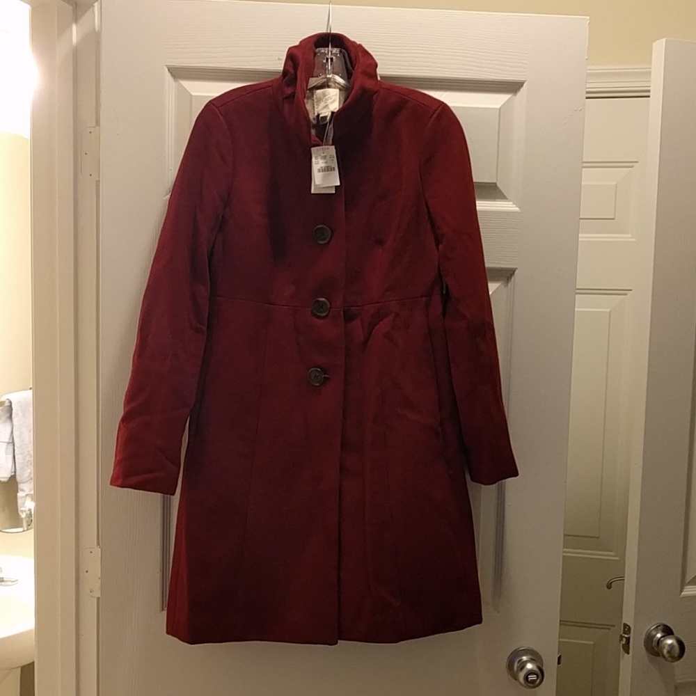 J. Crew uptown dress coat, size 4, new with tags!