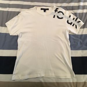 French Connection Tshirt with "fcuk" sleeve