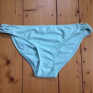 Light blue slightly cheeky bikini bottoms