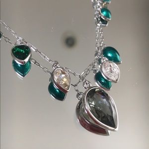 Swarovski tear drop necklace