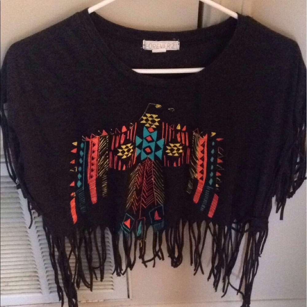 Forever 21 fringe top