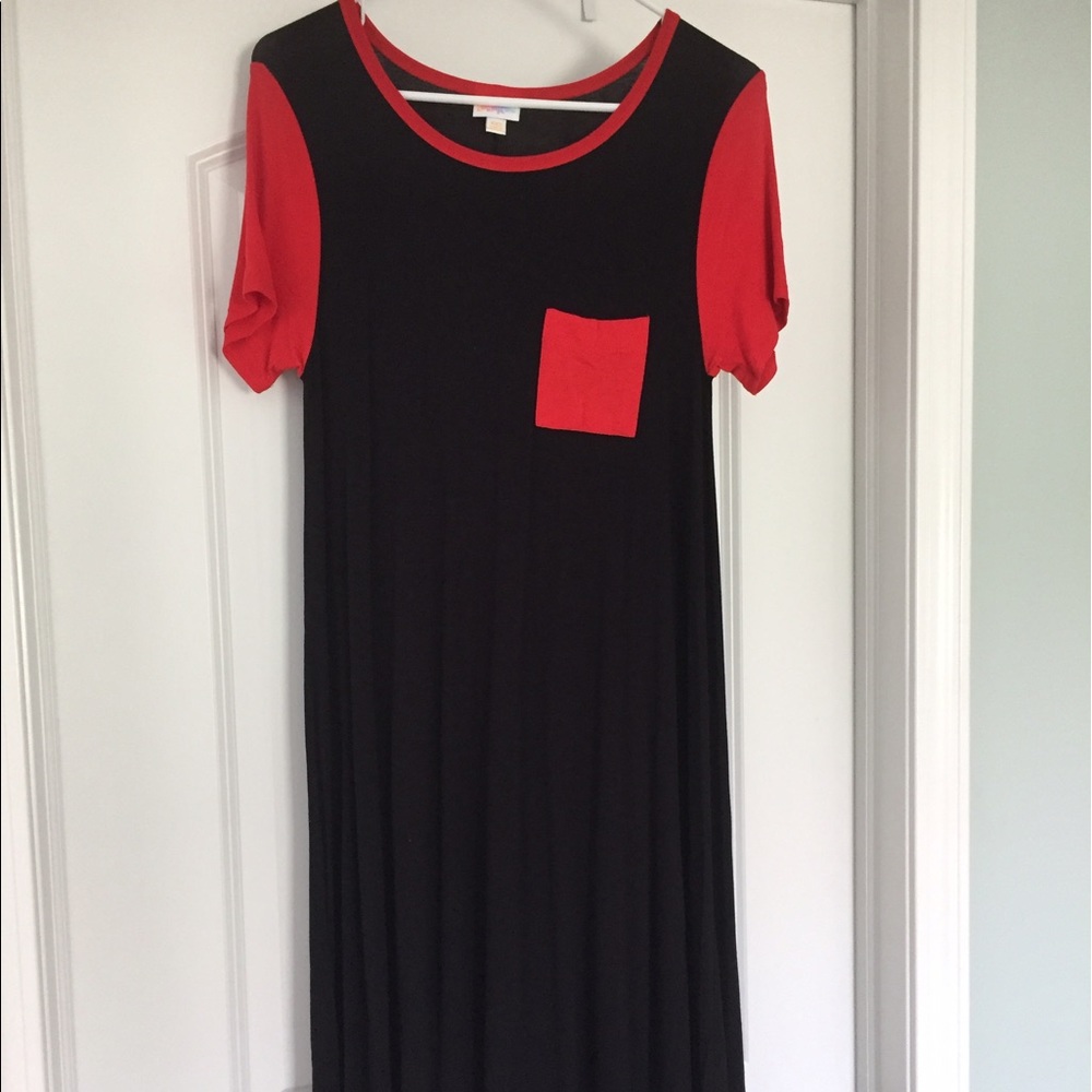 BRAND NEW - XXS black & red LuLaRoe Carly
