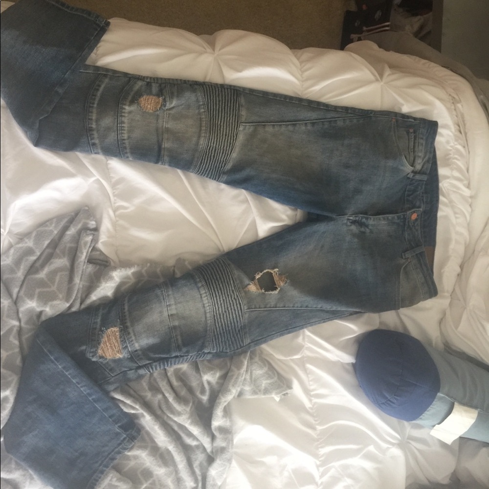 Asos skinny biker jeans size 32