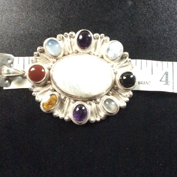 Artisan Crafted | 3 1/4" Moonstone Pendant - Picture 4 of 4