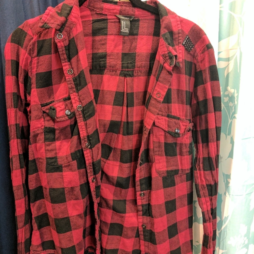 Plaid button up
