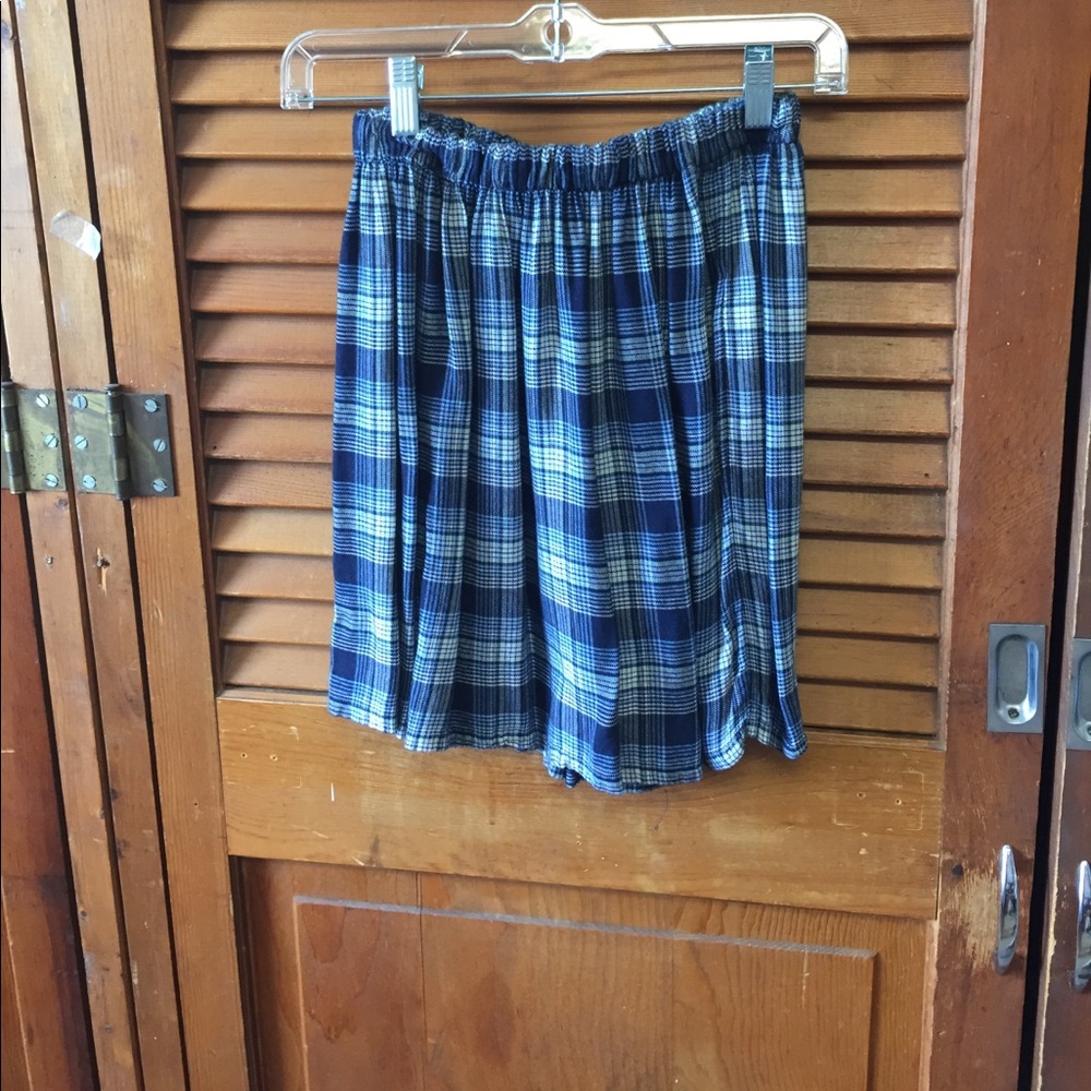Plaid Mini Skirt
