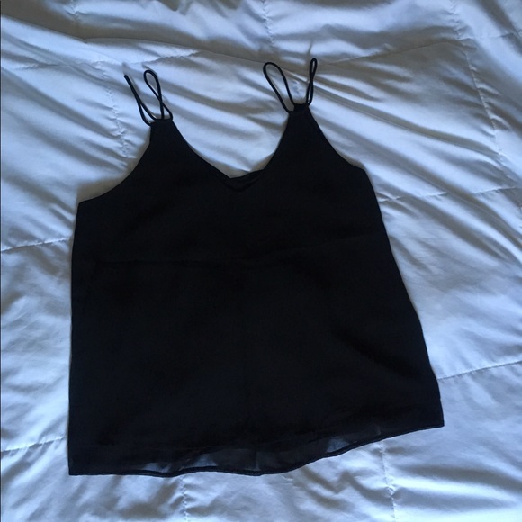 Ann Taylor Flow Tank Blck - Picture 3 of 6