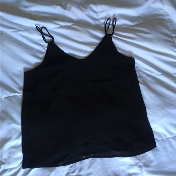 Ann Taylor Flow Tank Blck - Picture 4 of 6