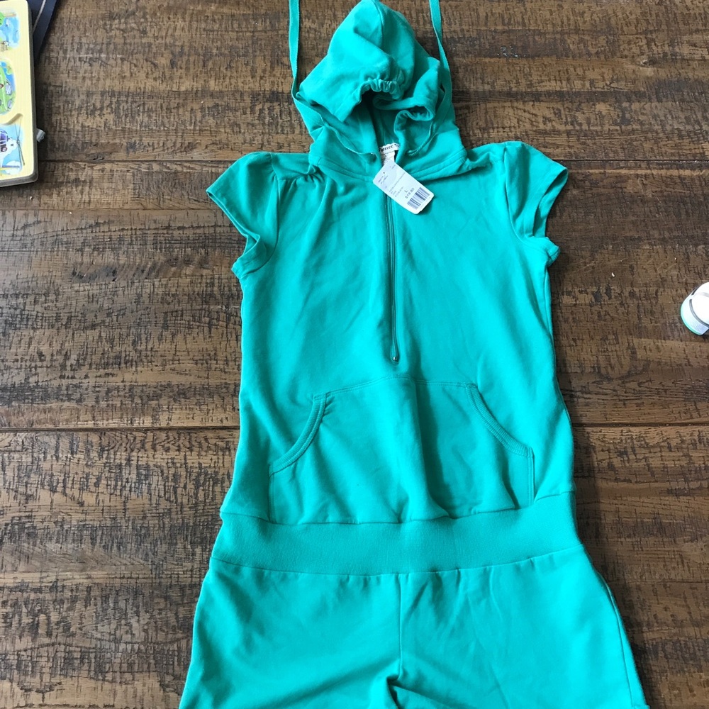 Mint Green jumper with hoodie