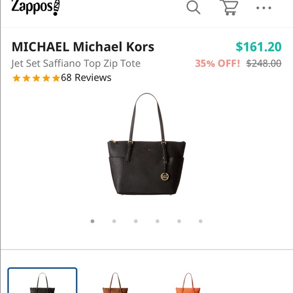 Michael Kors Jet set zip top tote - Picture 8 of 8