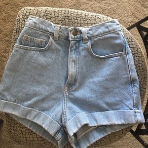 American Apparel High Waister Shorts