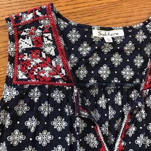 Boho Medallion Block Print Top 🇺🇸