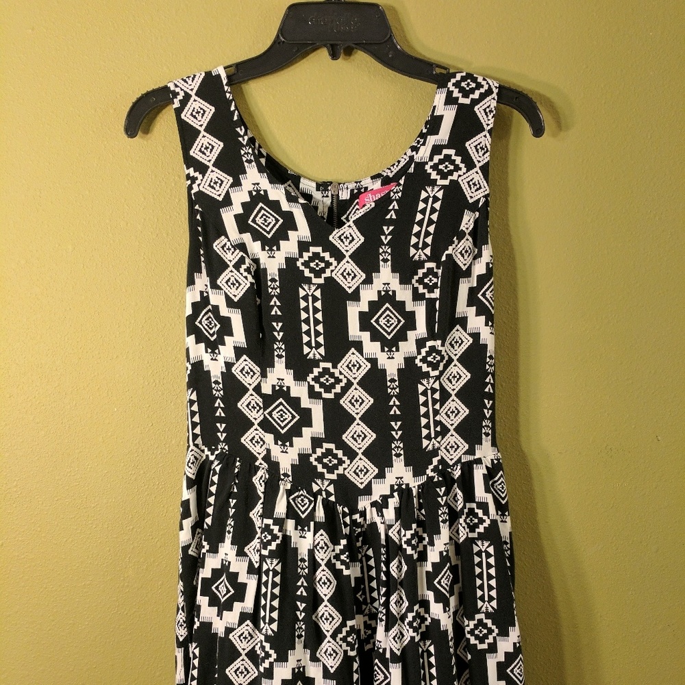 Black and white romper