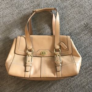 Tan Coach Purse