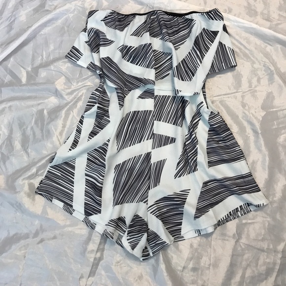 New Sizes Summer Romper Playsuit Strapless Pockets - Picture 5 of 8