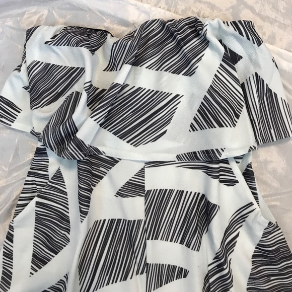 New Sizes Summer Romper Playsuit Strapless Pockets - Picture 6 of 8