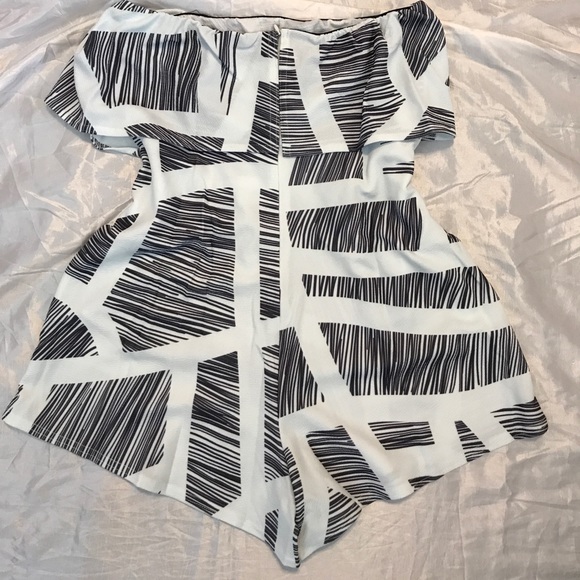 New Sizes Summer Romper Playsuit Strapless Pockets - Picture 7 of 8