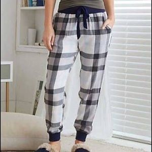 AE Flannel joggers