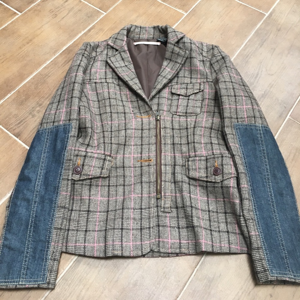 Buffalo David Bitton Plaid/Denim jacket