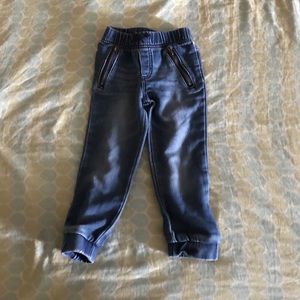 Girls denim colored sweatpants. Super soft