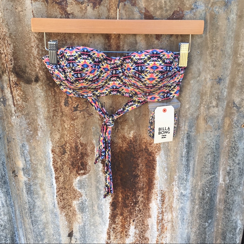 BILLABONG Bikini tribal bustier top