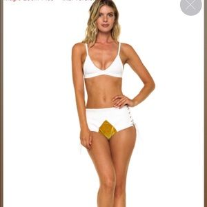 White bikini top