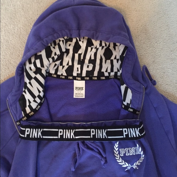 HTF RARE VS PINK FULL ZIP HOODIE SKINNY JOGGERS - Picture 6 of 8