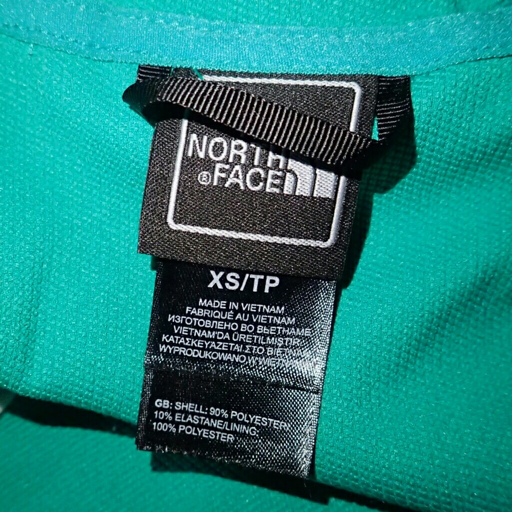 The North Face Green Zip Up Jacket XS - NWT - Picture 6 of 6