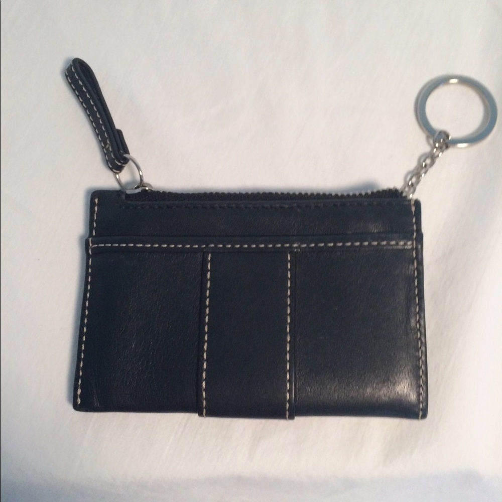 Coach Black Leather Small Wallet