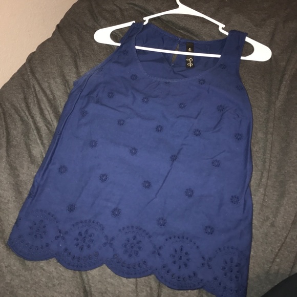 Blue Patterned Tank - Picture 1 of 1