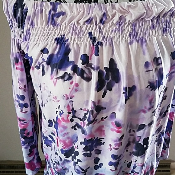 🎉HP X 2🎉💜HEATHER IN LOVE OFF THE SHOULDER TOP - Picture 8 of 8