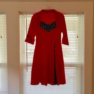 Medium Sailor-Style Dress (Cotton & Spandex)