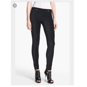Black Michael Kors Corduroy Leggings
