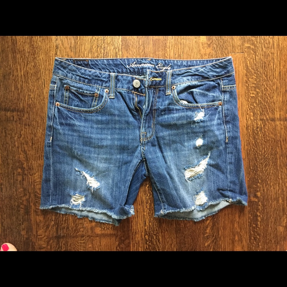 American eagle worn jeans shorts!