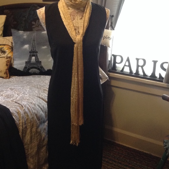 🎉FINAL PRICE 🎉🆕 Black Sleeveless Shift Dress 🌃 - Picture 8 of 8