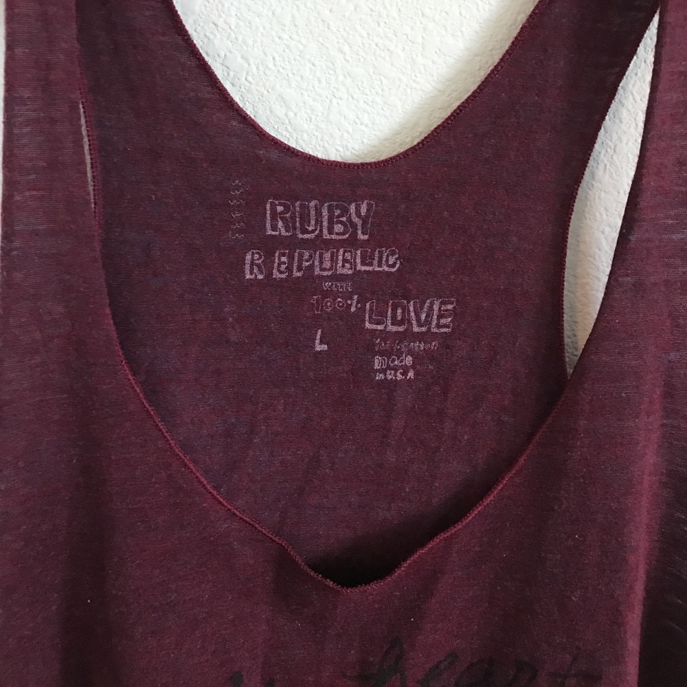 Ruby Republic Tank... - image 2