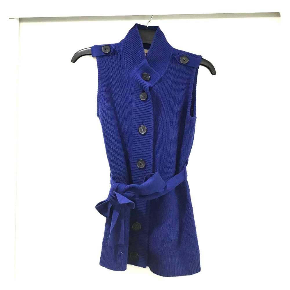 Cobalt Blue Sweater Vest