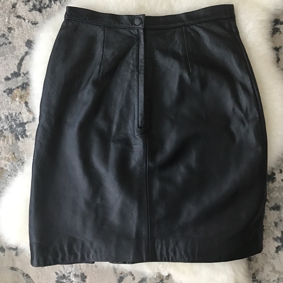 Tadashi Shoji Skirts - Black genuine leather Tadashi skirt Tadashi Shoji Skirts - Black genuine leather Tadashi skirt