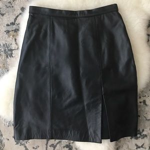 Tadashi Shoji Skirts - Black genuine leather Tadashi skirt Tadashi Shoji Skirts - Black genuine leather Tadashi skirt