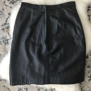 Tadashi Shoji Skirts - Black genuine leather Tadashi skirt Tadashi Shoji Skirts - Black genuine leather Tadashi skirt