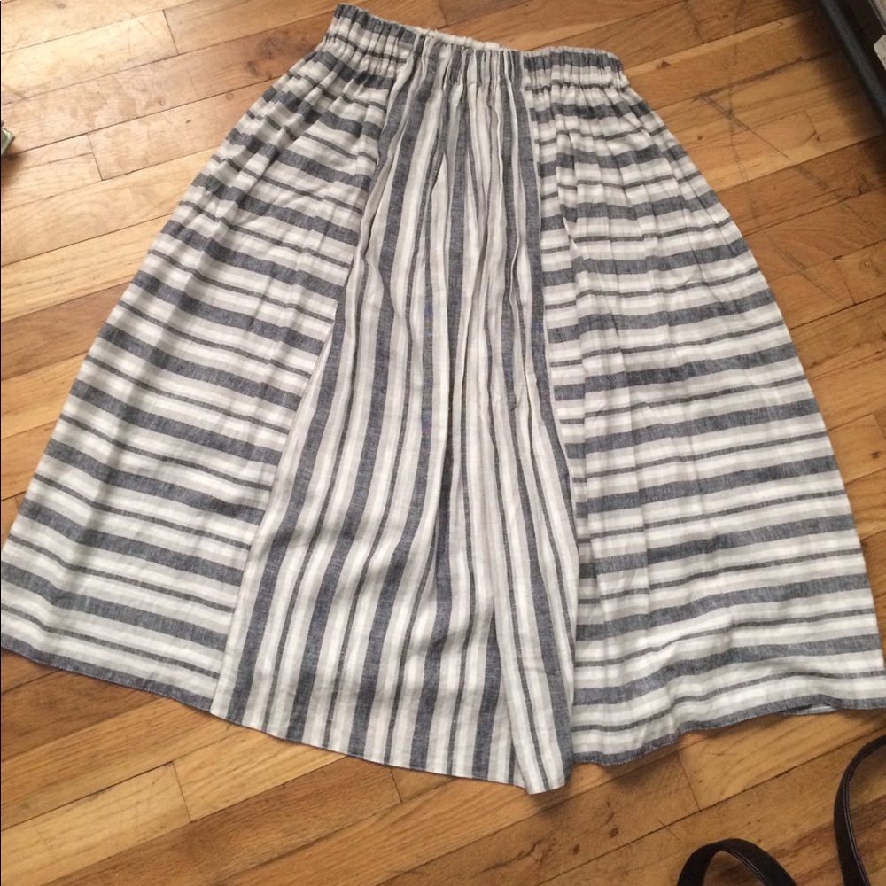 ASOS Striped midi skirt