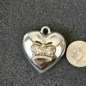 Large juicy puffy crown heart