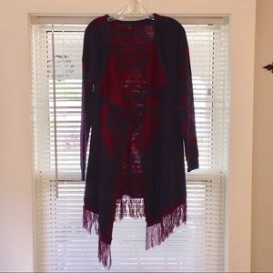 Cardigan Sweater - Aztec Print